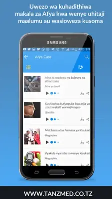 TanzMED android App screenshot 2